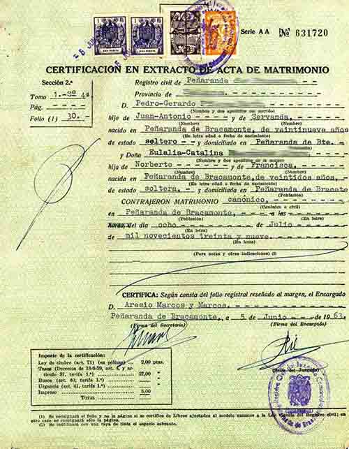 clon Cerveza Diversidad Certificado de Matrimonio de Sevilla - Solicitar Certificado Online